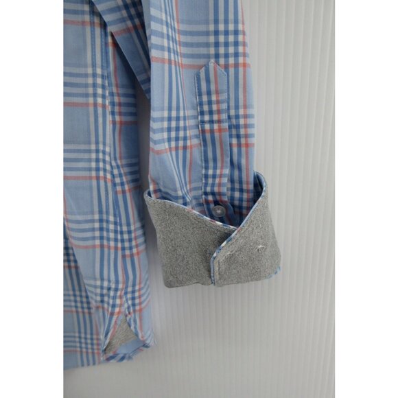 NEW Twillory Shirt 15 Button Up Performance Flip Cuff Plaid Commuter - Picture 8 of 13